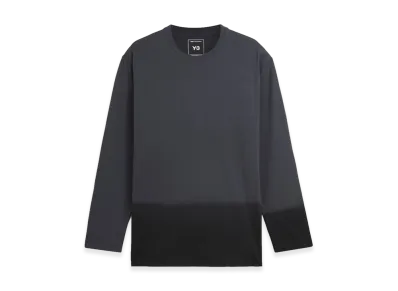 Y-3 Dipped Long Sleeve Tee "Grey"