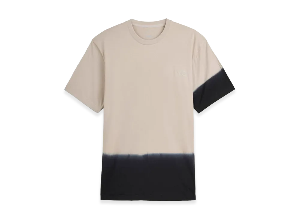 Y-3 Dipped Regular Short Sleeve Tee "Light Brown"