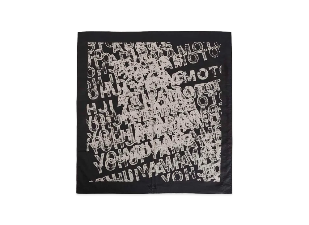 Y-3 Graphic Bandana "Black"
