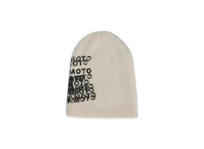 Y-3 Graphic Beanie "White"
