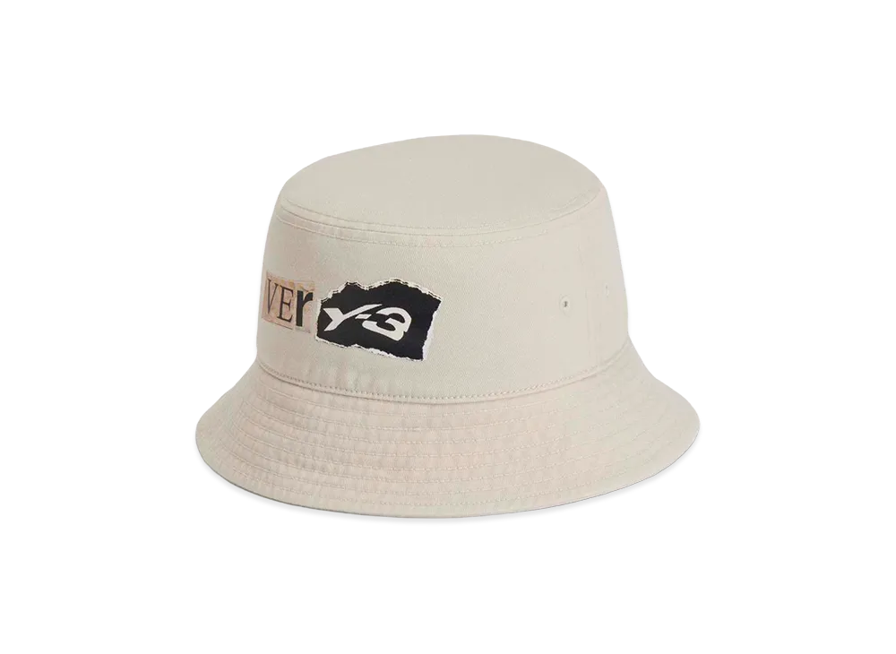 Y-3 Graphic Bucket Hat "White"