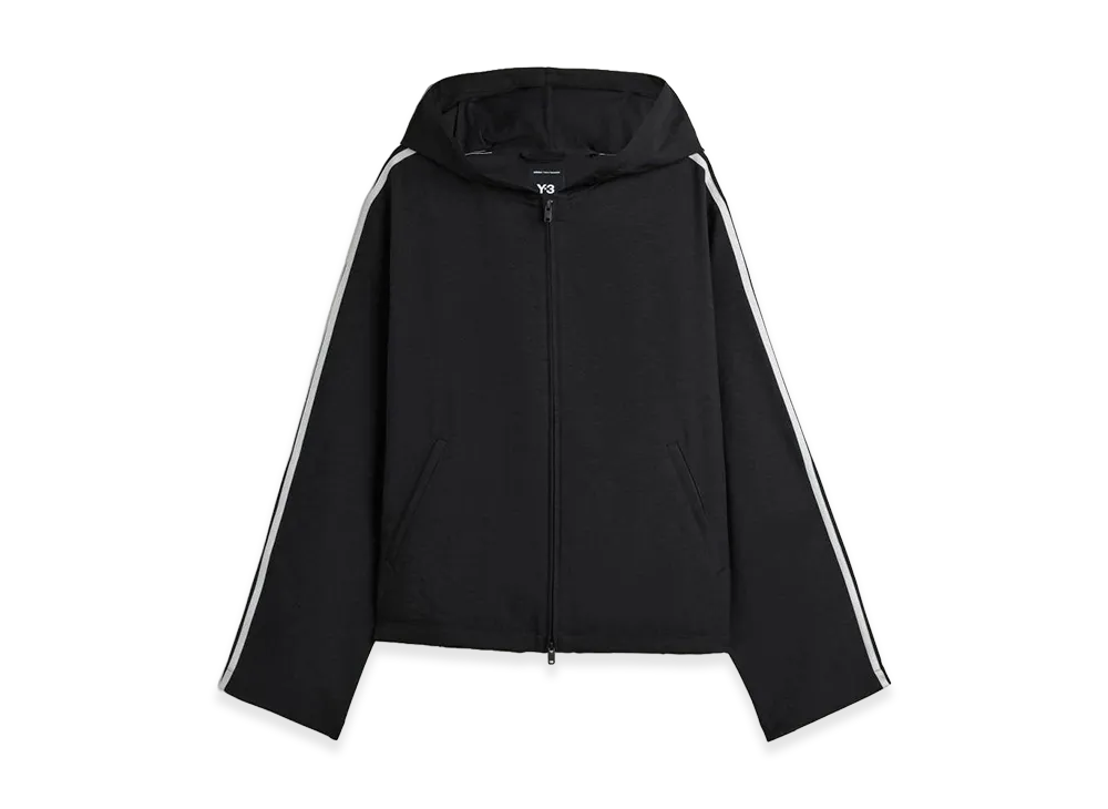 Y-3 Hooded Track Top 3-Stripes "Black"