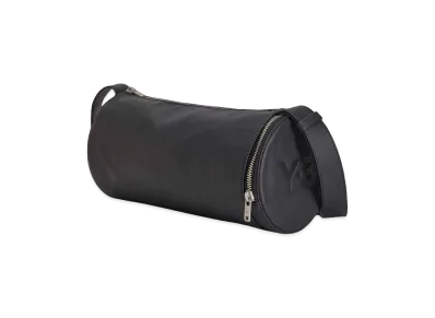 Y-3 Leather Barrel Bag "Black"
