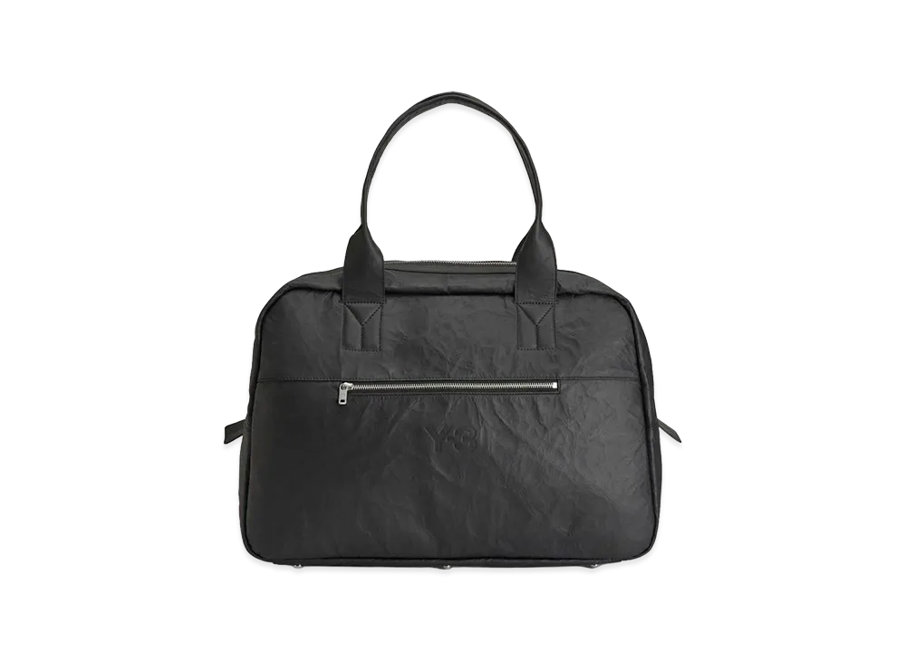 Y-3 Leather Weekender "Black"