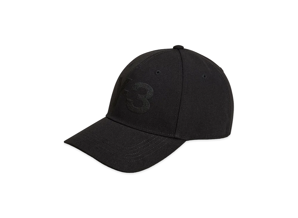 Y-3 Logo Cap "Black/Black"