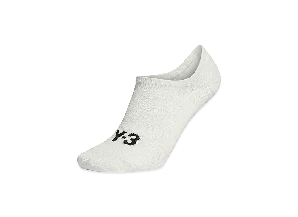 Y-3 No Show Socks "Light White"