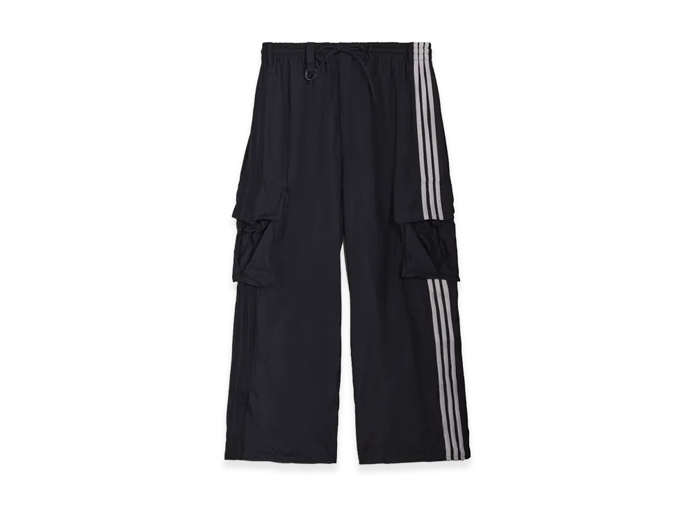 Y-3 Nylon Wired 3 Stripes Cargo Pants "Black"