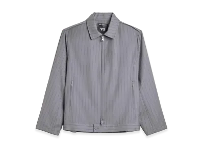 Y-3 Pinstripe Refined Wool UT Blouson "Grey"