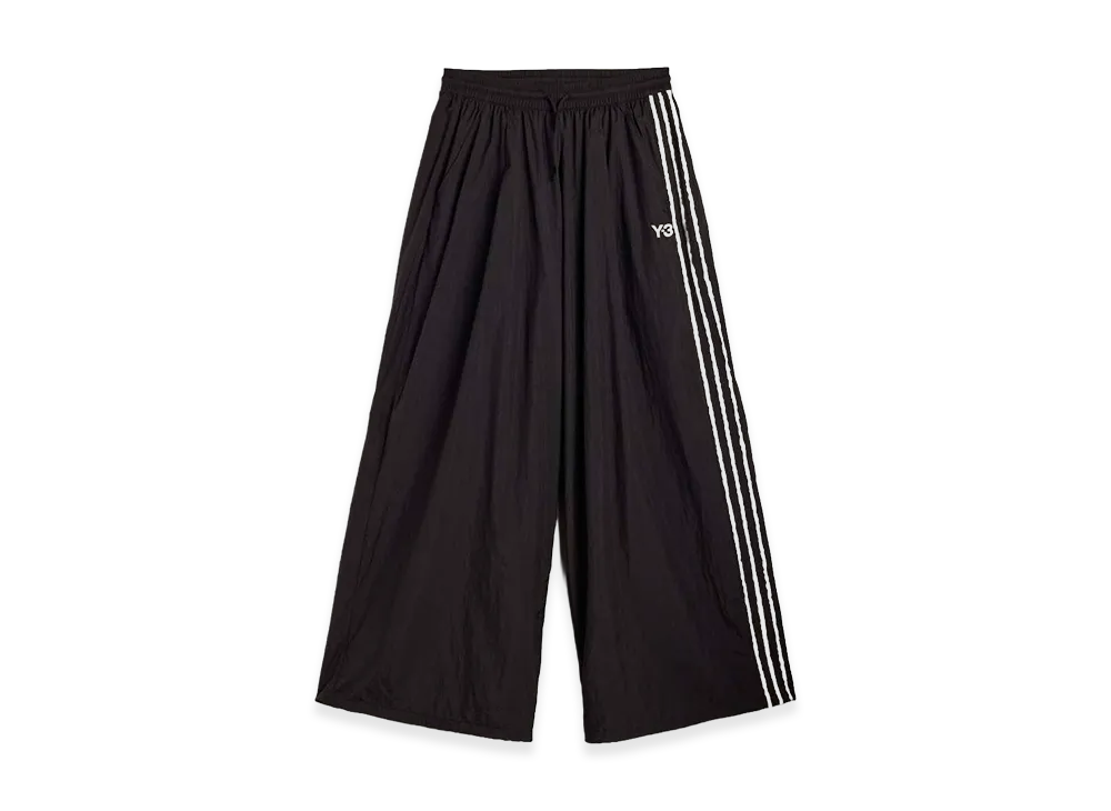 Y-3 Raw Edge 3 Stripes Wide Pants "Black"
