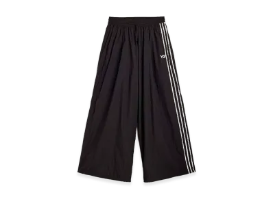 Y-3 Raw Edge 3 Stripes Wide Pants "Black"