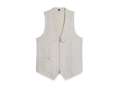 Y-3 Sport Uniform Pinstripe Tailored Vest "White"