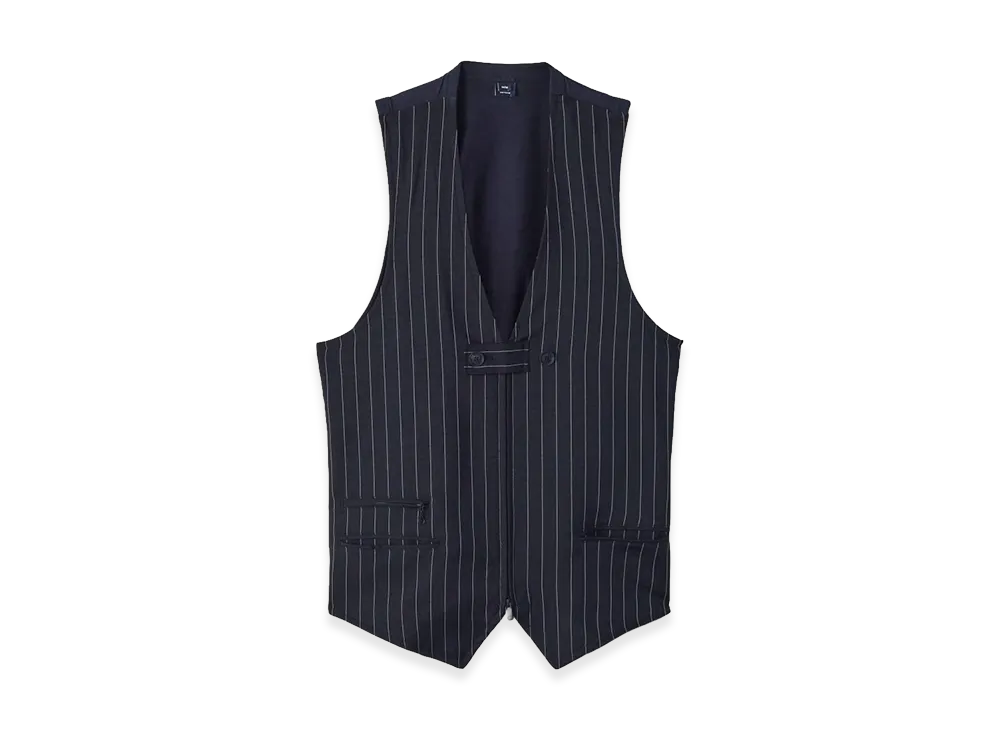 Y-3 Sport Uniform Pinstripe Tailored Vest "Black"