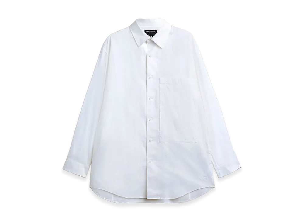 Y-3 Sporty Cotton Shirt "Light White"