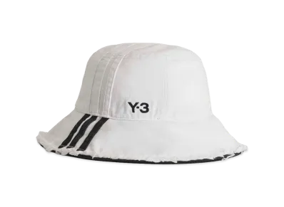 Y-3 Stripes Bucket Hat "Off White"