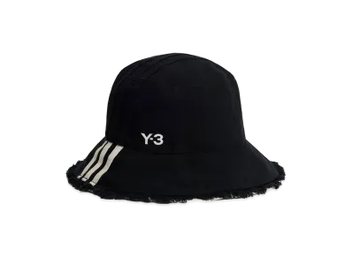 Y-3 Stripes Bucket Hat "Black"