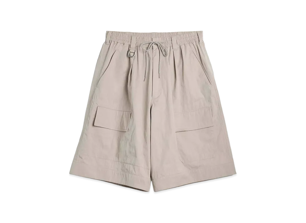 Y-3 Wide Leg Shorts "Light Brown"