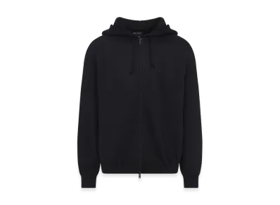 Y-3 Brushed Terry Zip Hoodie "Black"