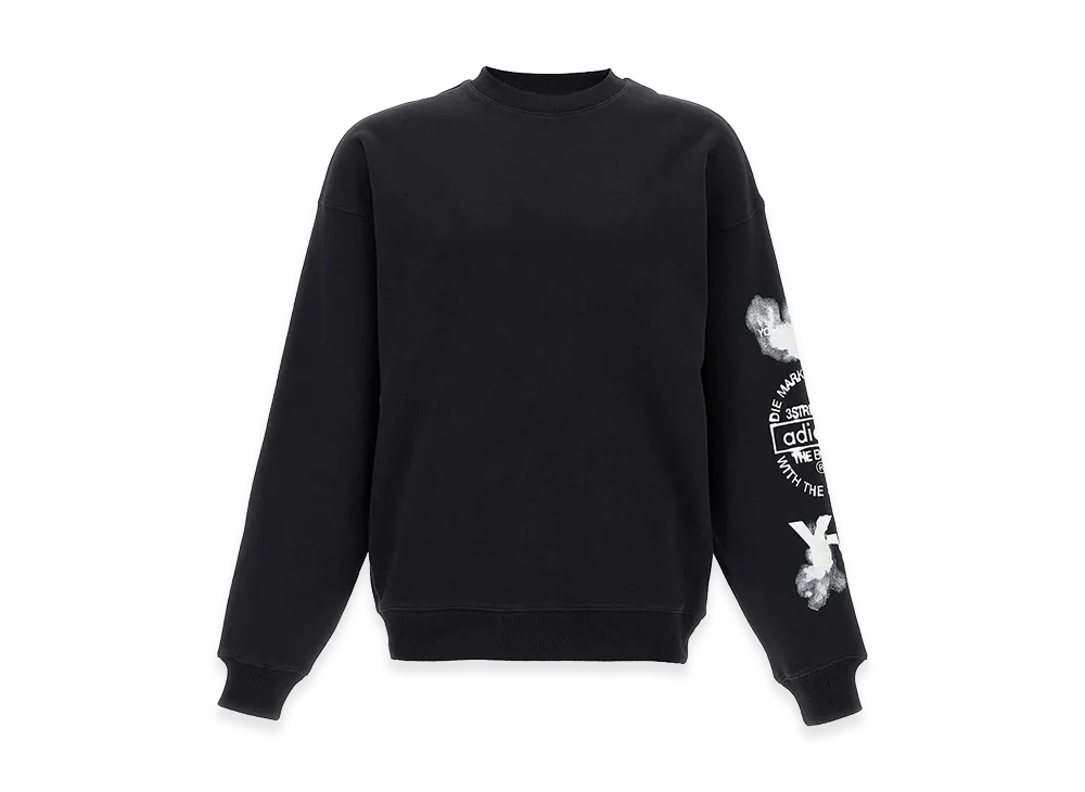 Y-3 Graphic Crew Sweatshirt "Black"
