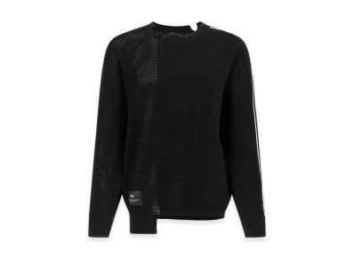 Y-3 Women's Logo Knit Sweater "Black"