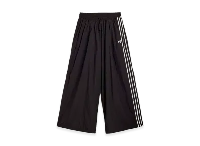 Y-3 Raw Edge 3 Stripes Wide Pants "Black"