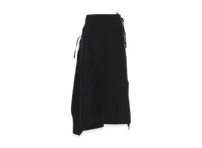 Y-3 Women's Sport Uniform Raw Cut 3-Stripes Skirt "Black"