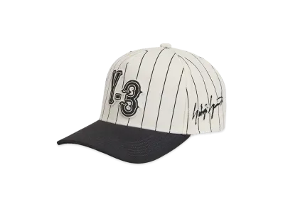 Y-3 Pinstri Cap "White"