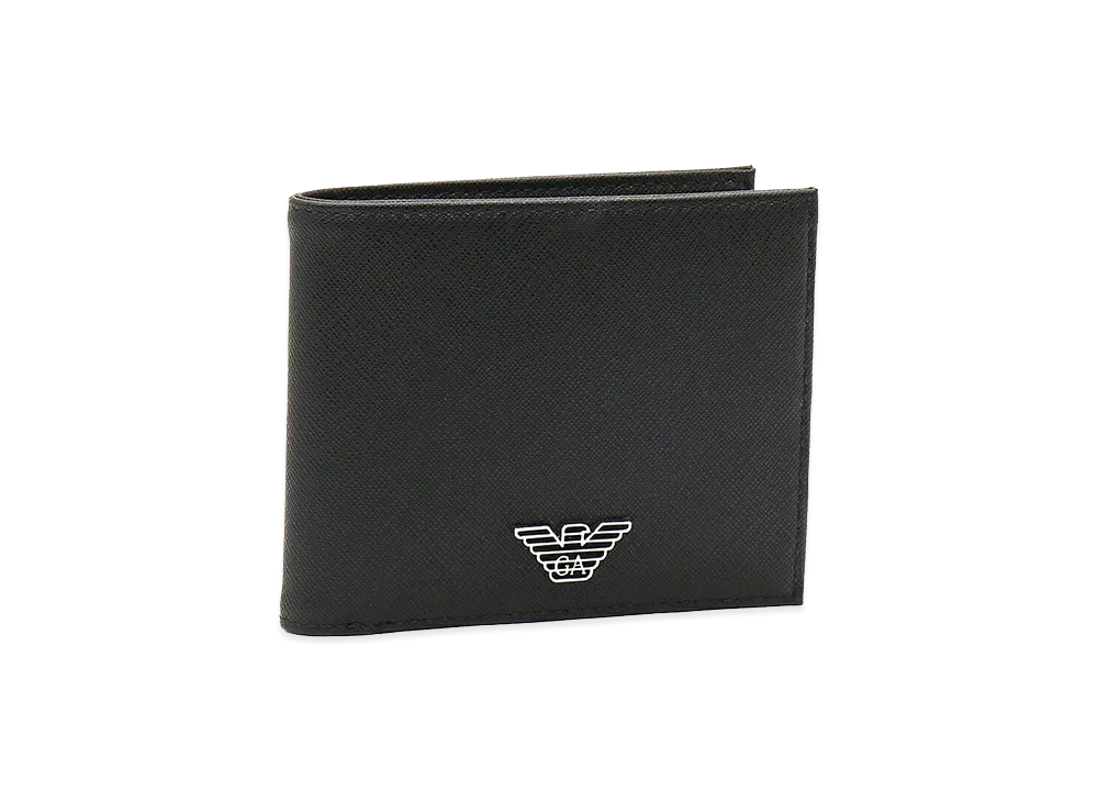 EMPORIO ARMANI Bi-Fold Wallet "Black"