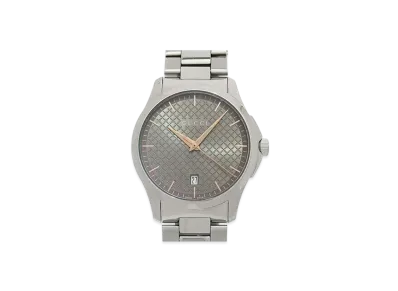 GUCCI G-Timeless "Brown/Stainless Steel"