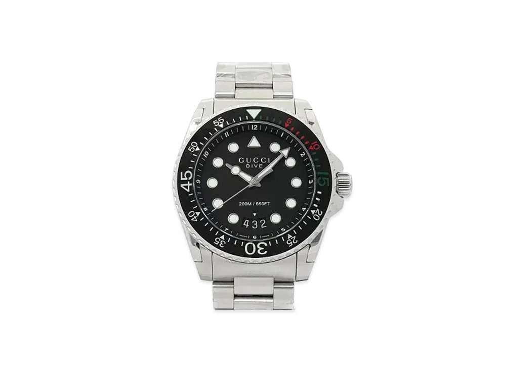 GUCCI Dive XL "Black/Stainless Steel"
