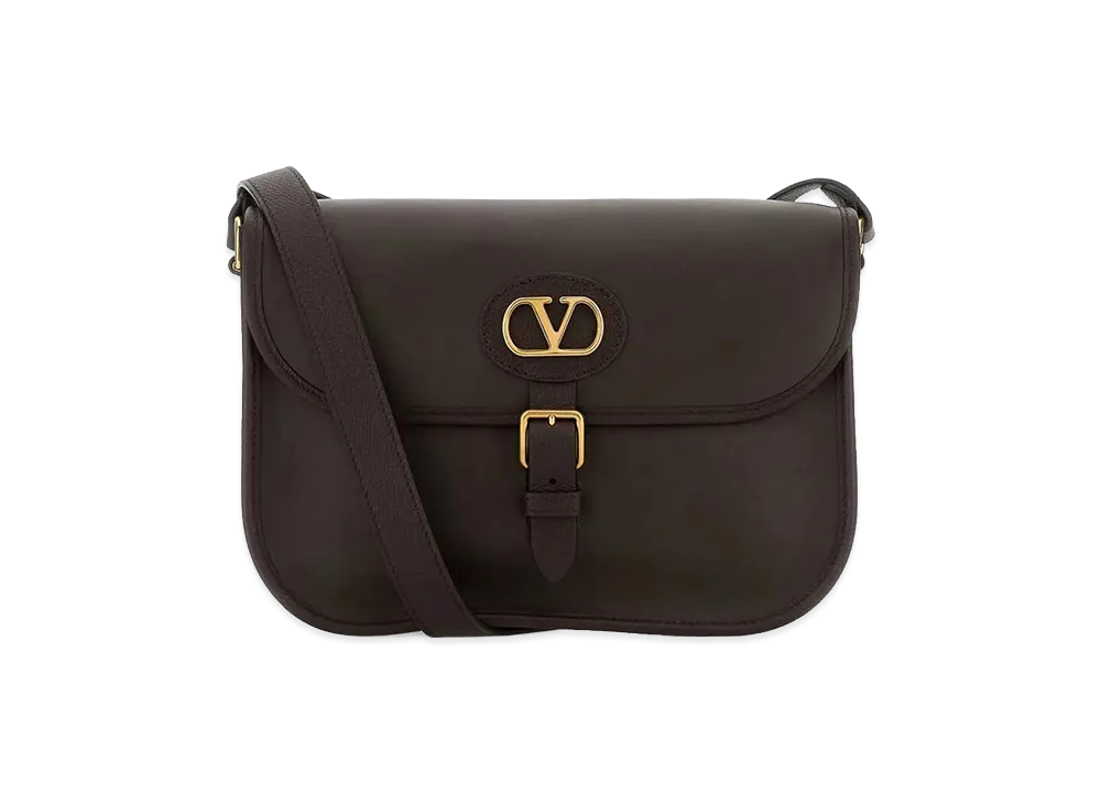 Valentino Garavani Antibes Leather Shoulder Bag "Oak"