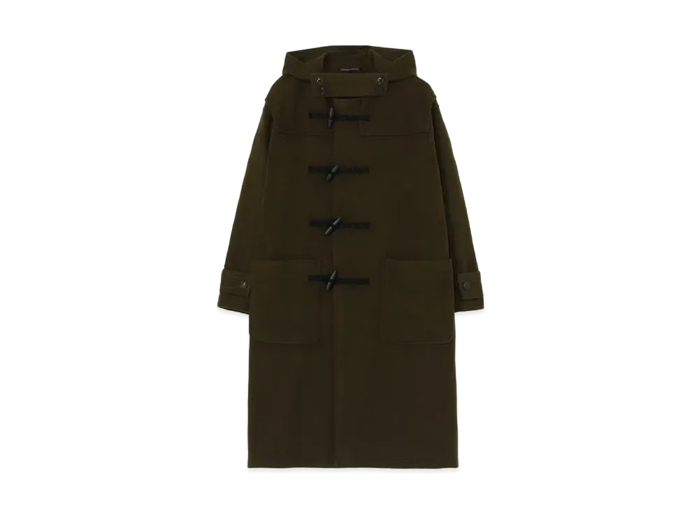 Yohji Yamamoto Wool Mosser Duffle Coat "Khaki"