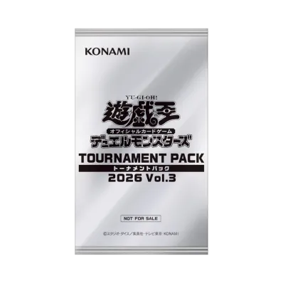 遊戯王OCG デュエルモンスターズ プロモーションカード「トーナメントパック 2026 Vol.3」日本版 パック