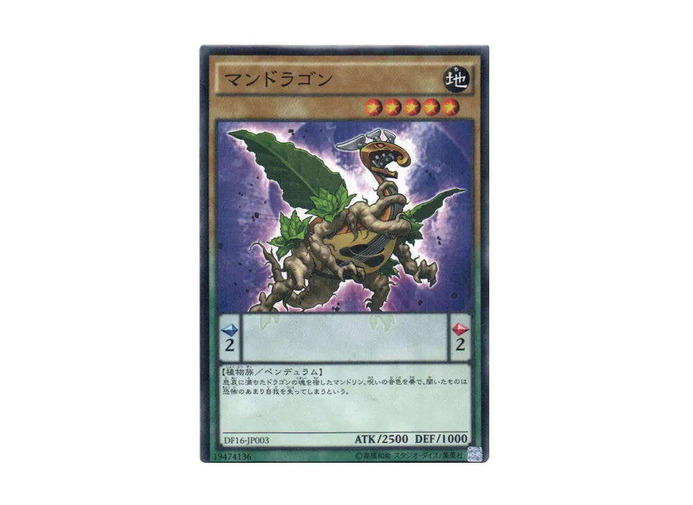 マンドラゴン N [DF16-JP003](デュエリストフェスティバル2016)