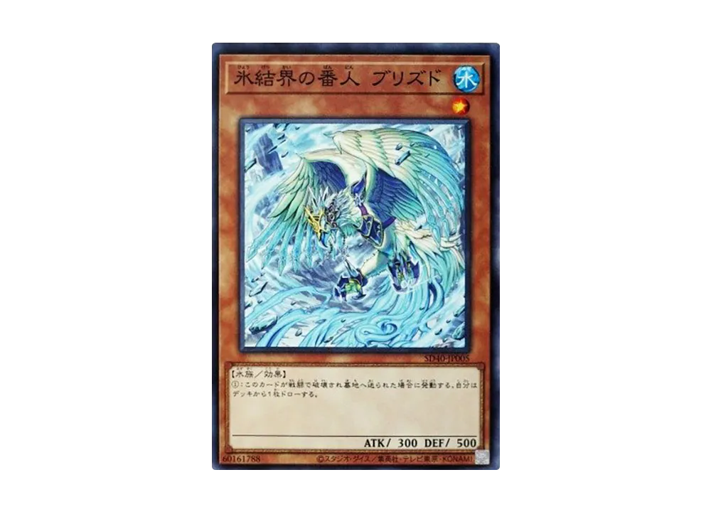 Blizzed Defender of the Ice Barrier N [SD40-JP005](Structure Deck Ice Barrier of the Frozen Prison)