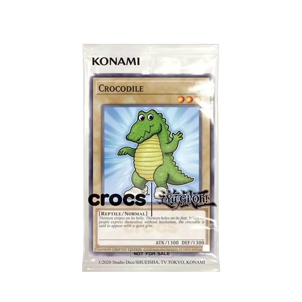 クロコダイル NP :未開封 [CRC1-EN001](プロモーションカード「遊☆戯☆王デュエルモンスターズ × クロックス」)