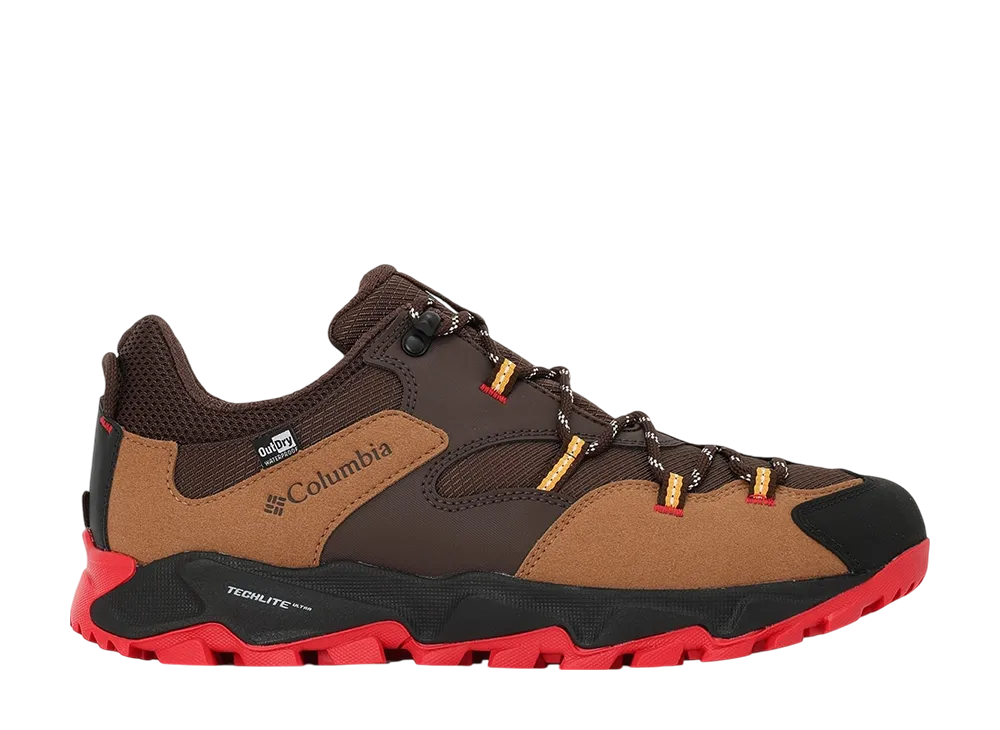 Columbia Saber 6 Lo Outdry Wide "Bark/Red Spark"