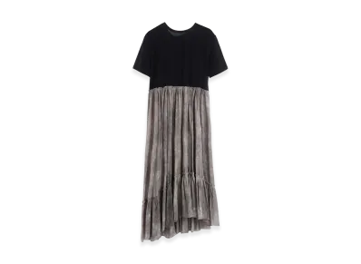 Y's Chusen Half Sleeve Dress "Khaki"