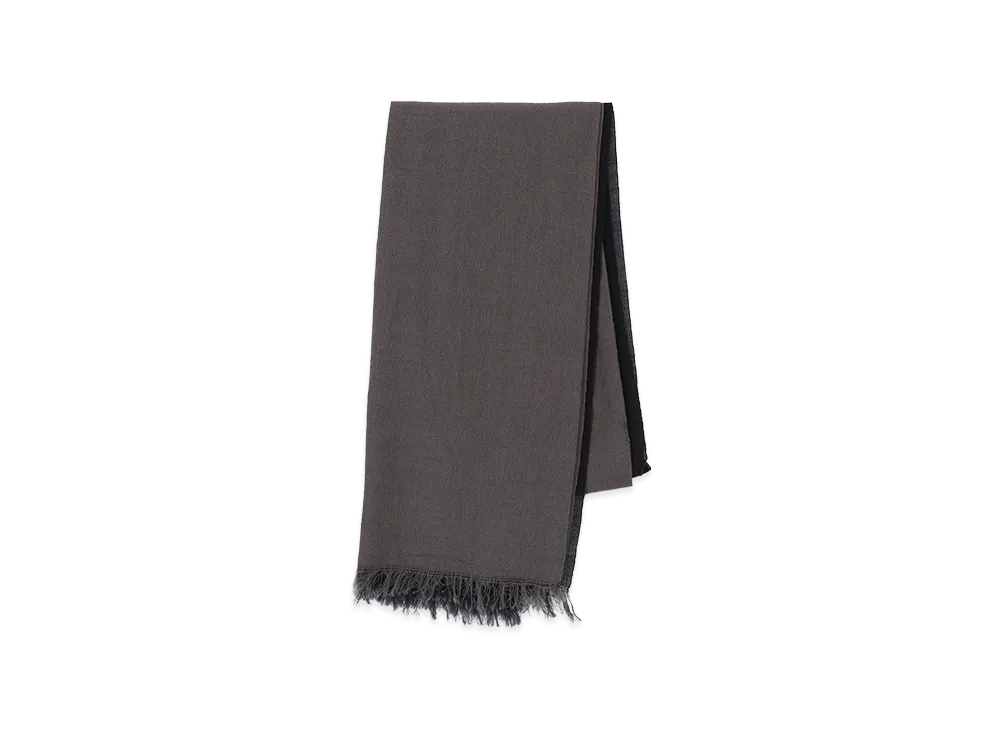 Y's Wool Double Layer Scarf "Grey"