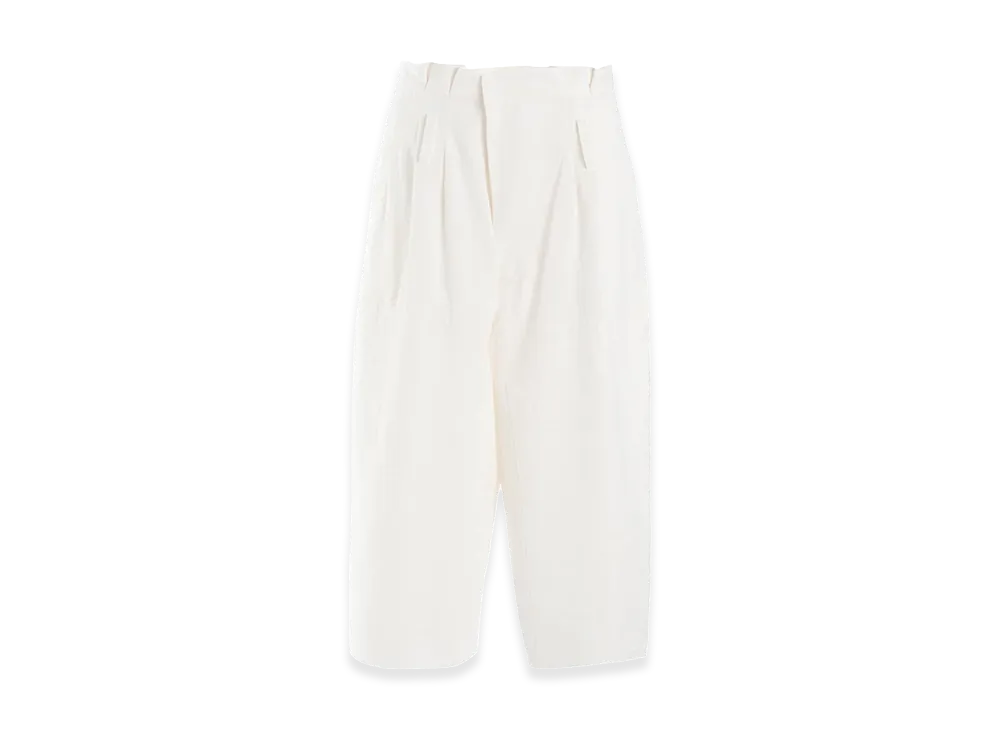 Y's C/LI/RA Poplin Half Pants "White"