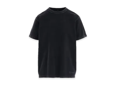 Y's 7.4oz Cotton Jersey Sulfur-dyed Short Sleeve Tee "Black"