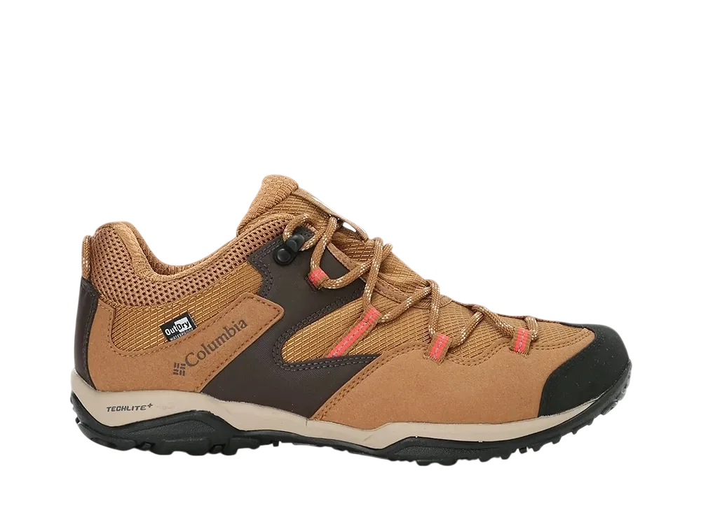 Columbia Women's Saber 5 Lo Outdry Wide "Elk/Red Coral"