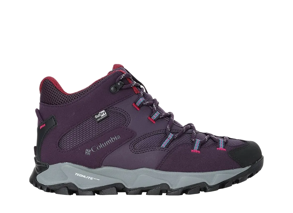 Columbia Women's Saber 6 Mid Outdry Wide "Dark Plum/Wild Fuchsia"