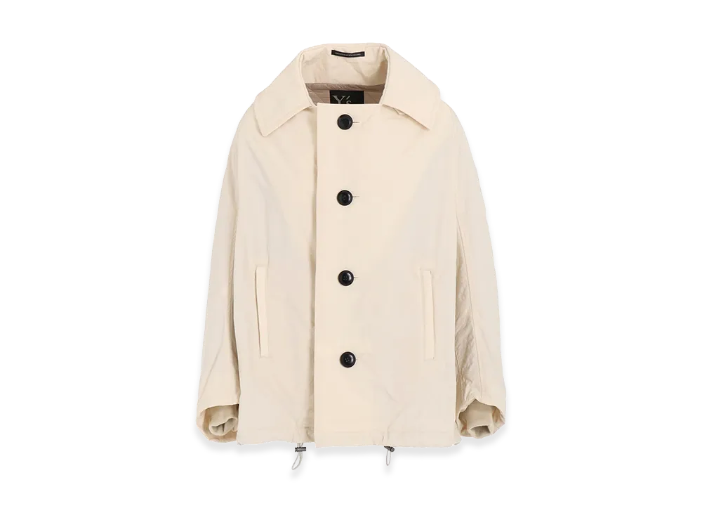 Y's NY/ Vintage Oxford Short Coat "Off White"