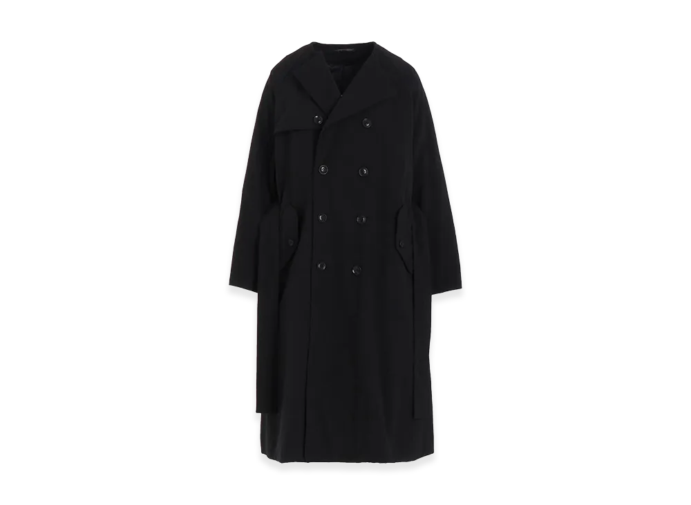 Y's NY/ Vintage Oxford Trench Coat "Black"