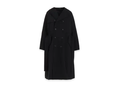 Y's NY/ Vintage Oxford Trench Coat "Black"