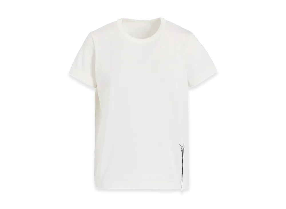 Y's Hard Twisted Jersey Y's Stitch T "Off White"