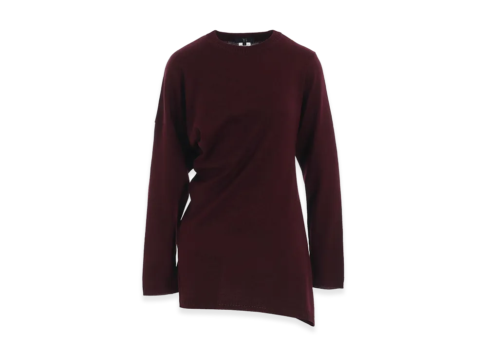 Yohji Yamamoto Women's Sweater "Dark Red"