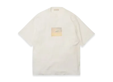 YOKE Embroidery Organic Cotton T-Shirt "White"