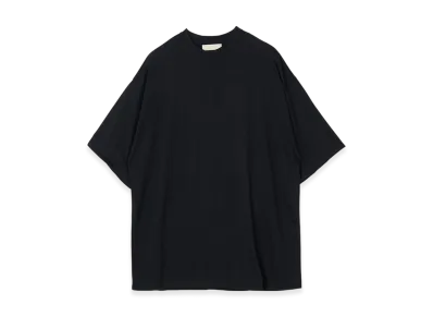 YOKE Super 120'S Washable Wool Jersey T-Shirt "Black"