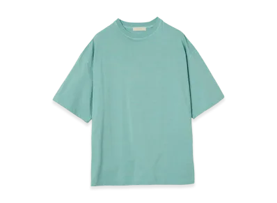 YOKE Recycled Suvin Cotton Jersey Yoke T-Shirt Short Sleeves "Emerald"